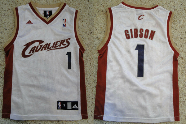 Men's Cleveland Cavaliers #1 Daniel Gibson White Stitched NBA Jersey Men's Cleveland Cavaliers #1 Daniel Gibson White Stitched NBA Jersey